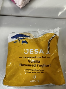 Jesa Vanilla flavored Yoghurt Sacket 400g