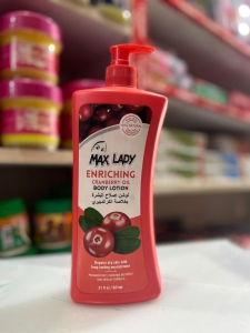 Max Lady Lotion with CranBerry Oil 621ml