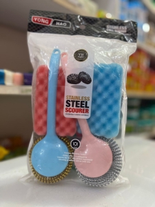 Stainless Steel Scourer 4Pcs