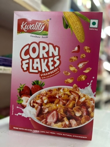 Kwality Cornflakes Strawbery 375g