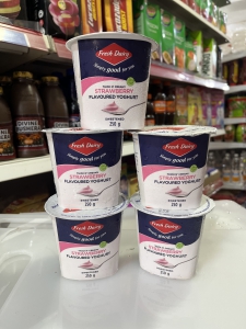 Fresh Dairy Strawberry Flavoured Yoghurt 250g
