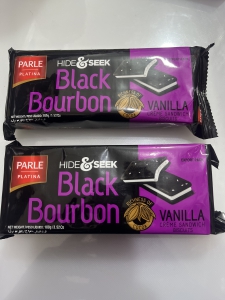 Hide & Seek Black Bourbon Vanilla 100g