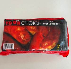 Sausages Beef Your Choice 1Kg