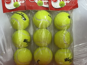 Baby Tennis Playing Balls