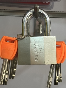 Padlock Orange Key Medium