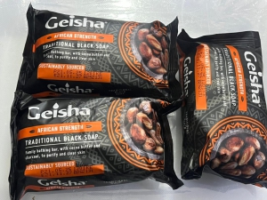 Geisha traditional black soap 125g