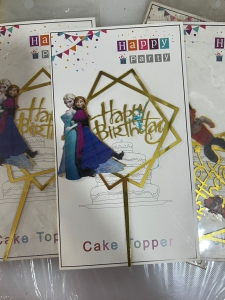 Birthday Cake Toppers Plain