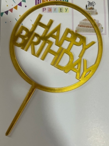 Birthday Cake Toppers Plain