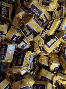 Cream fudge chocolate