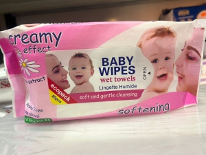 Baby Wipes Creamy effect